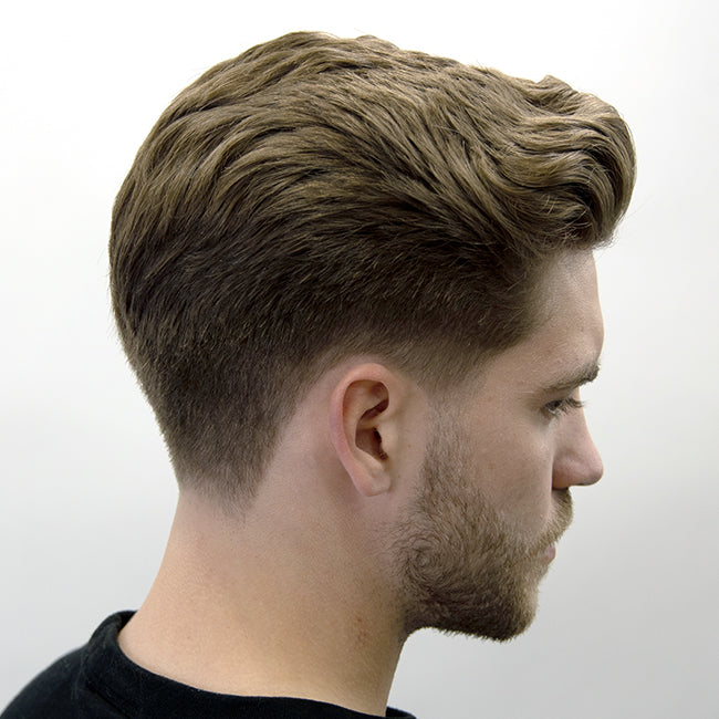 Brush Back Hairstyle