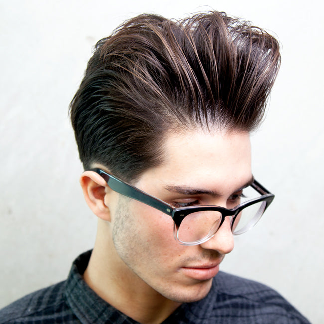 High and Loose Pomp Hairstyle